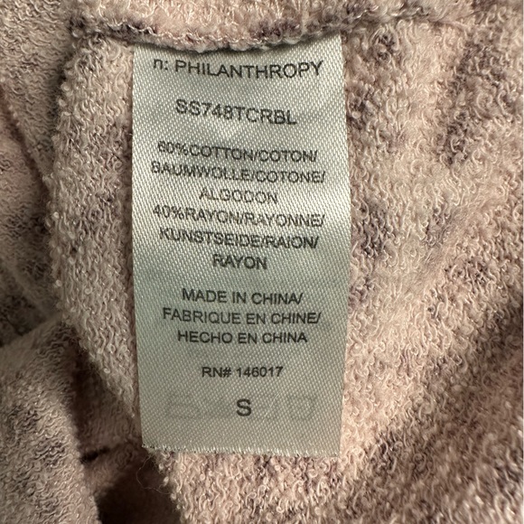 n:philanthropy Light Pink Animal Print Sweater Size Small - Picture 3 of 3